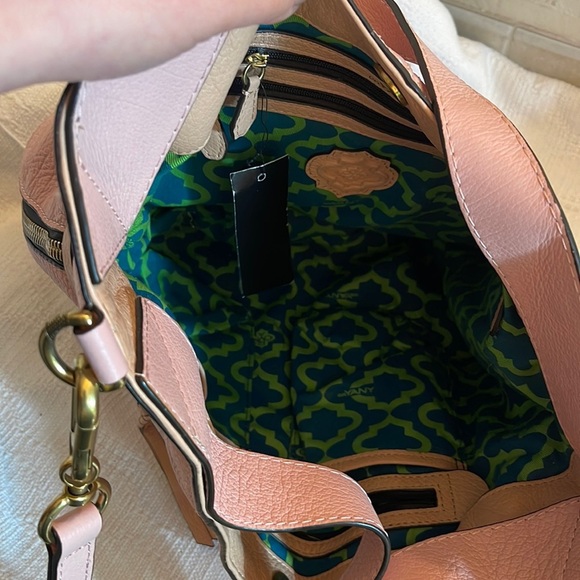 orYANY - Aquarius leather zipper tote -EUC - Picture 7 of 16